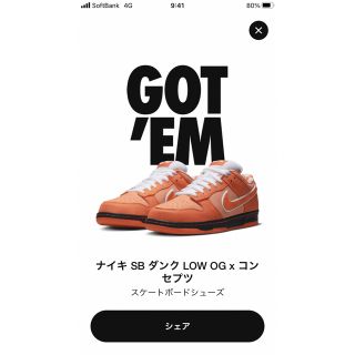 ナイキ(NIKE)のJay様専用　NIKE SB DUNK LOW Orange lobster (スニーカー)