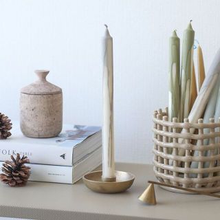 【新品・正規品】ferm living DRYP CANDLES ウォームグレー(その他)