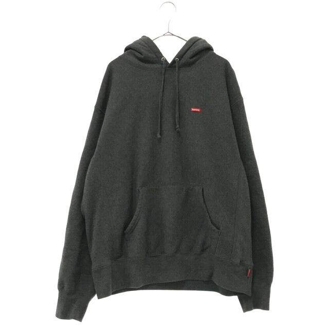 SUPREME シュプリーム 21AW Small Box Hooded Sweatshirt スモールボックスロゴ パーカー チャコールグレー