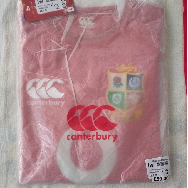 CANTERBURY(カンタベリー)のブリティッシュライオンズPRO rugby jersey 約150cm(12才 スポーツ/アウトドアのスポーツ/アウトドア その他(ラグビー)の商品写真