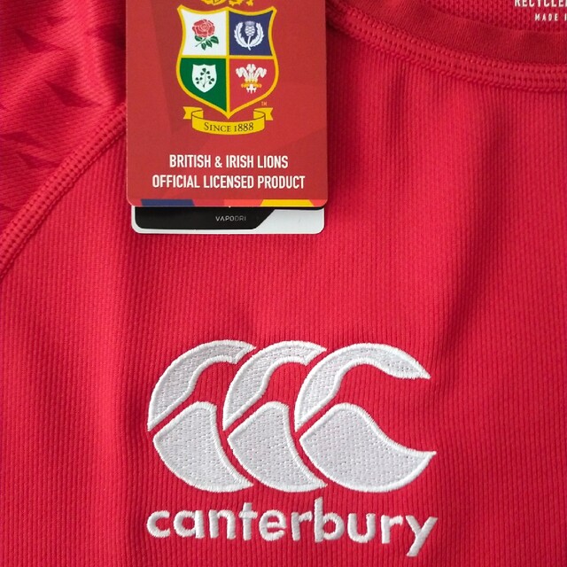 CANTERBURY(カンタベリー)のブリティッシュライオンズPRO rugby jersey 約150cm(12才 スポーツ/アウトドアのスポーツ/アウトドア その他(ラグビー)の商品写真