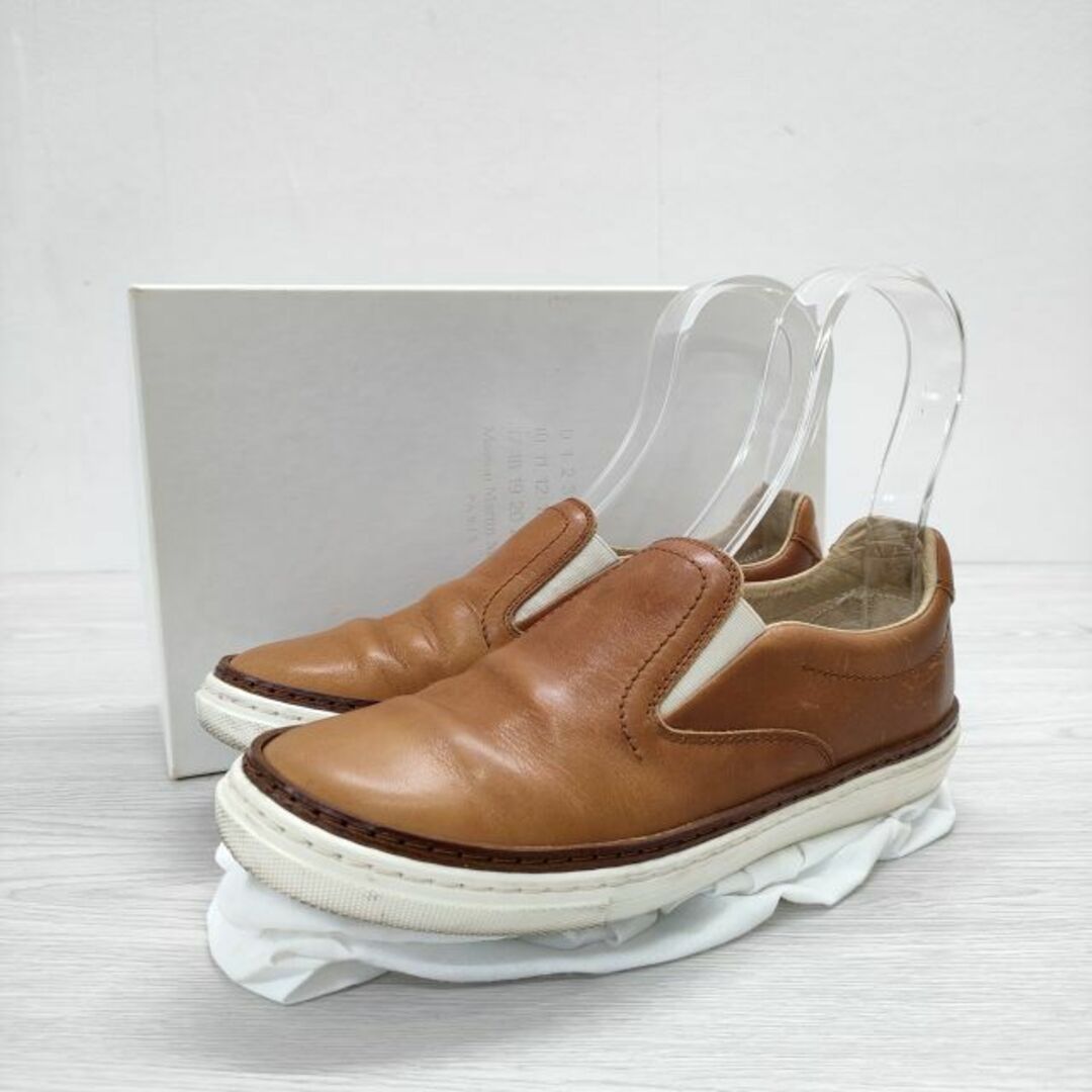 Maison Martin Margiela(マルタンマルジェラ)のMaison Martin Margiela レザースリッポン マルジェラ22 サイズ36 スニーカー シューズ  ブラウン レディース メゾンマルタンマルジェラ【中古】3-0215G☆ レディースの靴/シューズ(スリッポン/モカシン)の商品写真