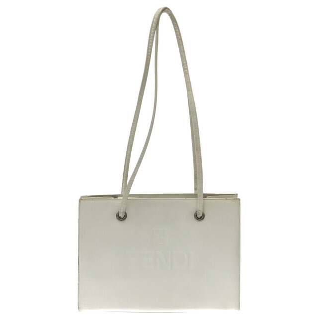 FENDI フェンディ FF LOGOLEATHER SHOULDER BAG FFエンボスロゴレザー ...