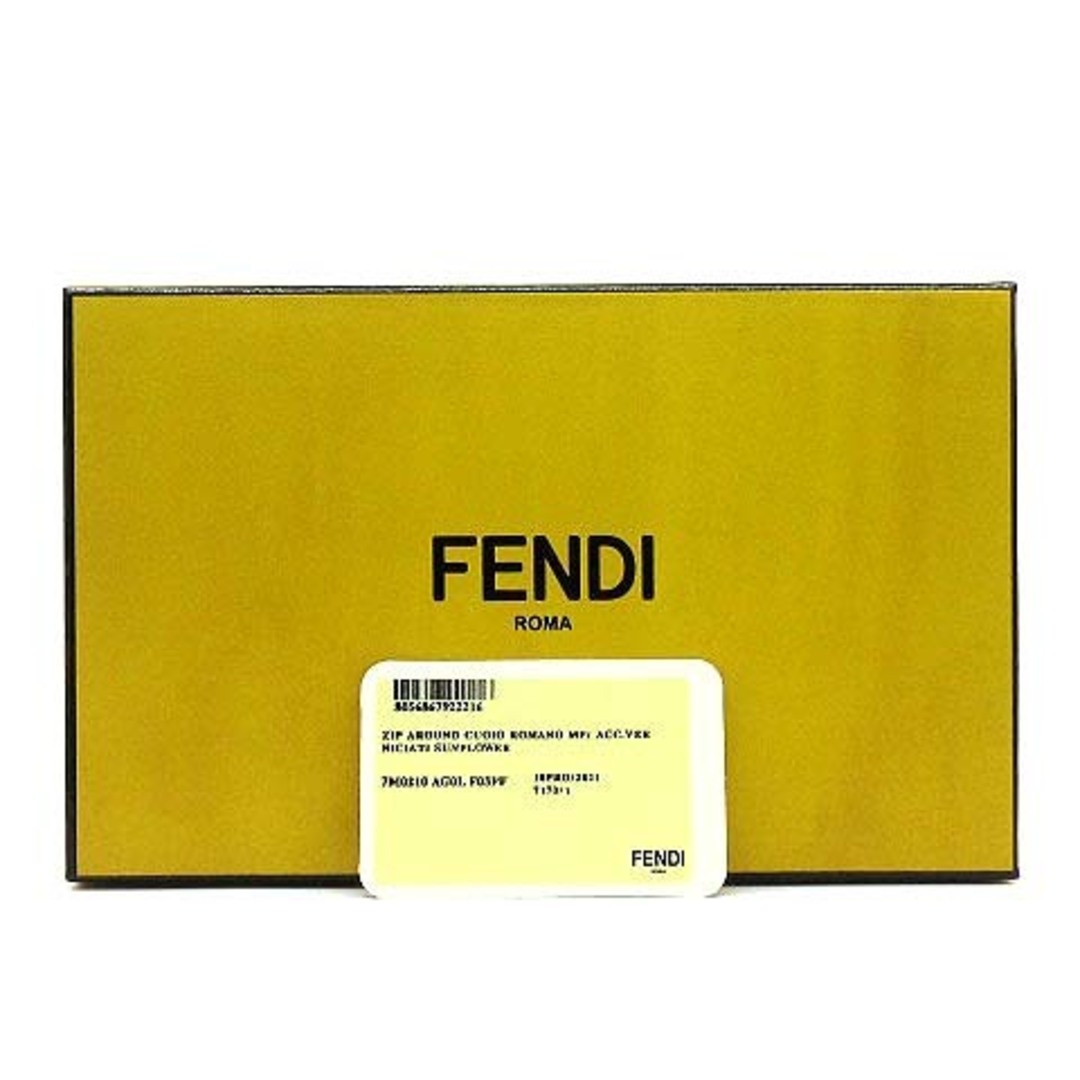 FENDI(フェンディ)のフェンディ ラウンドファスナー 長財布 イエロー 2021AW 7M0210 メンズのファッション小物(長財布)の商品写真