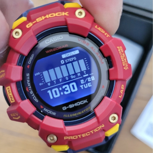 G-SHOCK FCバルセロナ コラボモデル GBD-100BAR-4JR