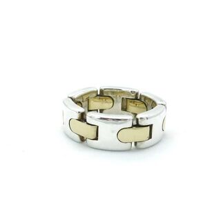 ティファニー(Tiffany & Co.)の極希少 美品 ティファニー ゴールド シルバー コンビ リング 13 AA204(リング(指輪))