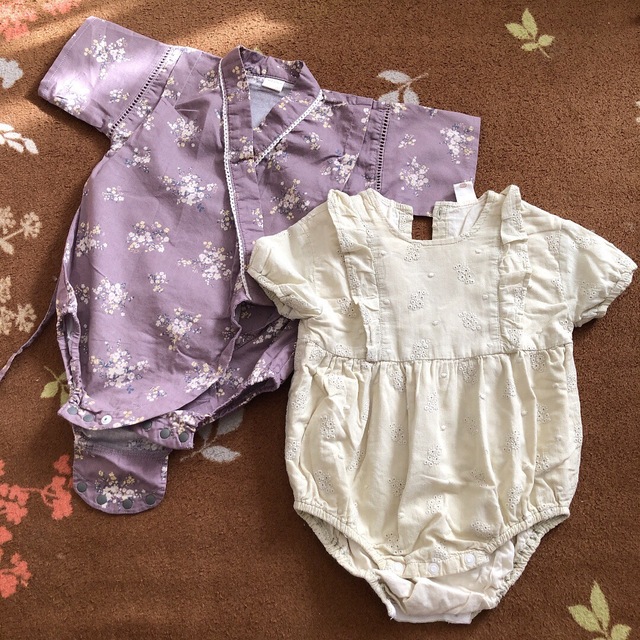 tete a tete(テータテート)の★☆ tete a teteロンパース80サイズ　2枚セット☆★ キッズ/ベビー/マタニティのベビー服(~85cm)(ロンパース)の商品写真