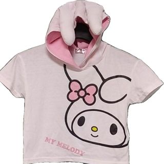 マイメロディ(マイメロディ)のSanrio  My Melody 　耳付きパ－カ－　サイズ110(Tシャツ/カットソー)