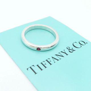 ティファニー(Tiffany & Co.)の美品 ティファニー スタッキング バンド シルバー リング 10号 指輪 KK7(リング(指輪))