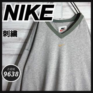 ナイキ(NIKE)の【入手困難!!】ナイキ ✈︎刺繍ロゴ 白タグ ゆるだぼ 裏起毛 VINTAGEX(スウェット)