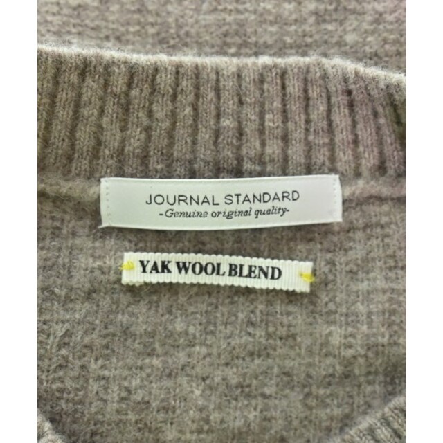 JOURNAL STANDARD(ジャーナルスタンダード)のJOURNAL STANDARD ニット・セーター M 茶 【古着】【中古】 メンズのトップス(ニット/セーター)の商品写真