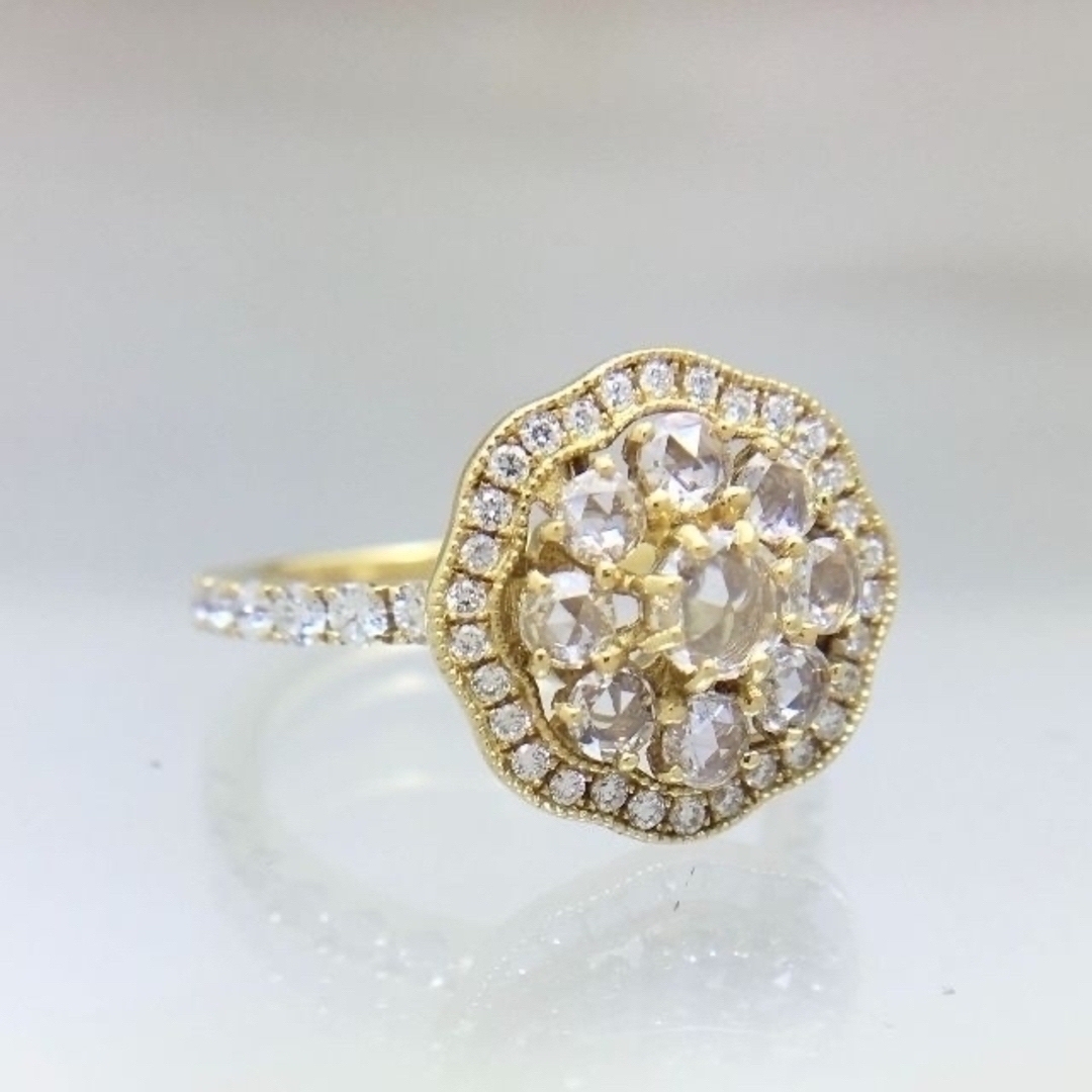 新品 ダイヤリング 0.50ct K18