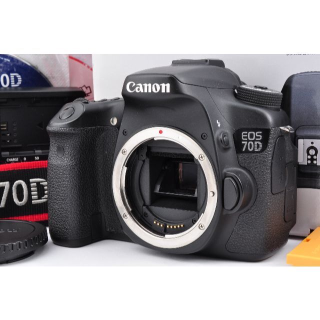 Canon - Canon EOS 70D 20.2MP デジタル SLR カメラ　#EA06