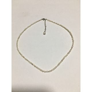 淡水パール　バロックパール　ネックレス　STERLING SILVER 刻印入り(ネックレス)