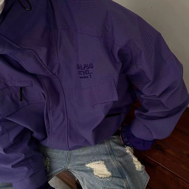 直送商品 Martine Rose Men's Purple Napa Jacket マウンテンパーカー