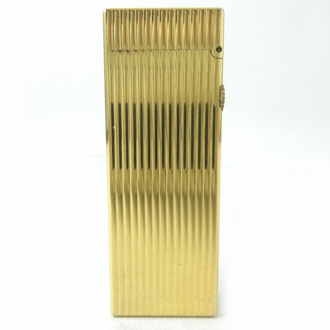 良品△dunhill ダンヒル ストライプ柄 スクエアフォルム ローラー式