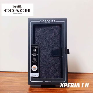 コーチ(COACH)の【新品未使用】Xperia 1 II用COACH（R）ブックタイプケース(Androidケース)