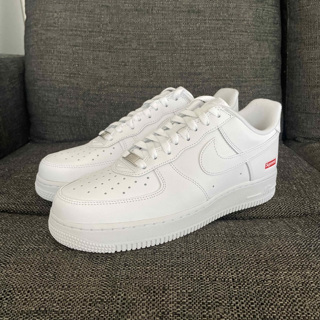 supreme×nike air force1 low whiteエアフォース1