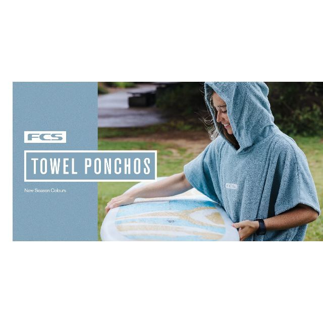 FCS TOWEL PONCHO FCSタオルポンチョ　BLACK 3