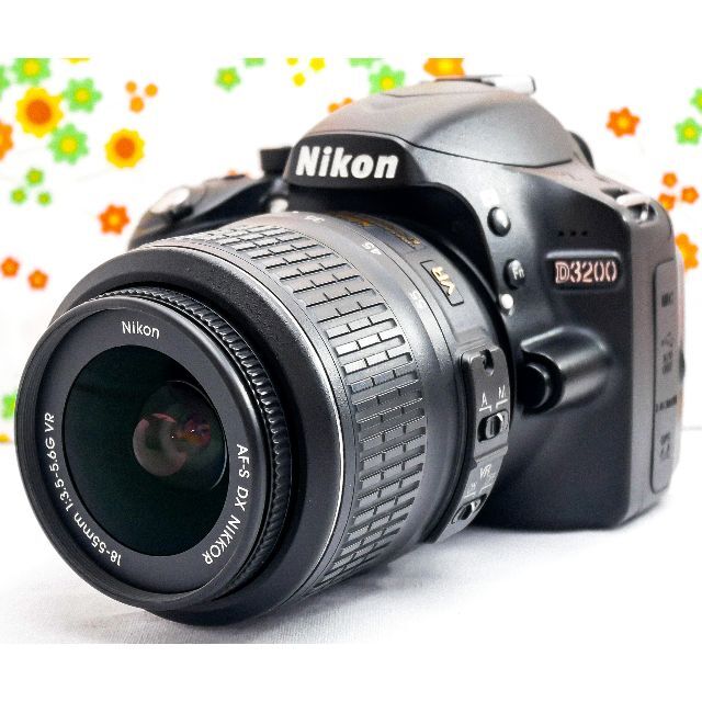 Nikon ニコン D3200☆高画質一眼レフ☆初心者オススメ☆すぐに使える！