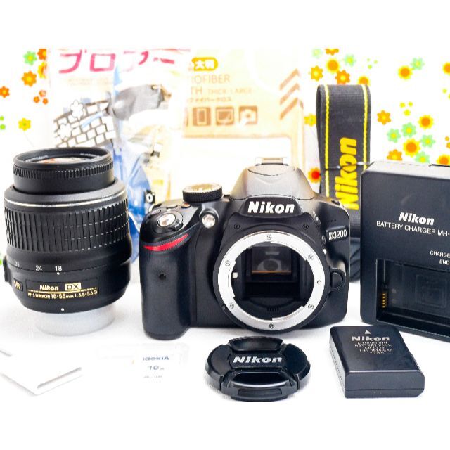 Nikon ニコン D3200☆高画質一眼レフ☆初心者オススメ☆すぐに使える！一眼レフ