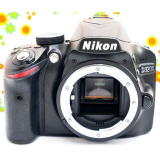 Nikon - Nikon ニコン D3200☆高画質一眼レフ☆初心者オススメ☆すぐに 