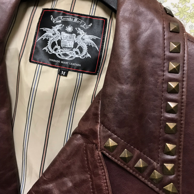 に初値下げ! TORNADMART レザージャケット ブラウン 茶色 M