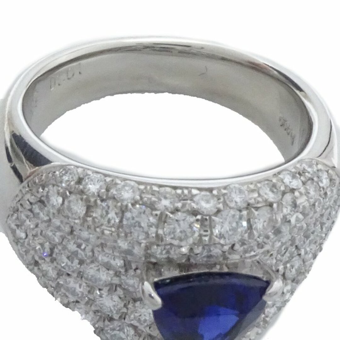 リング 指輪 サファイヤ1.07ct ダイヤモンド1.01ct 11.5号 Pt900