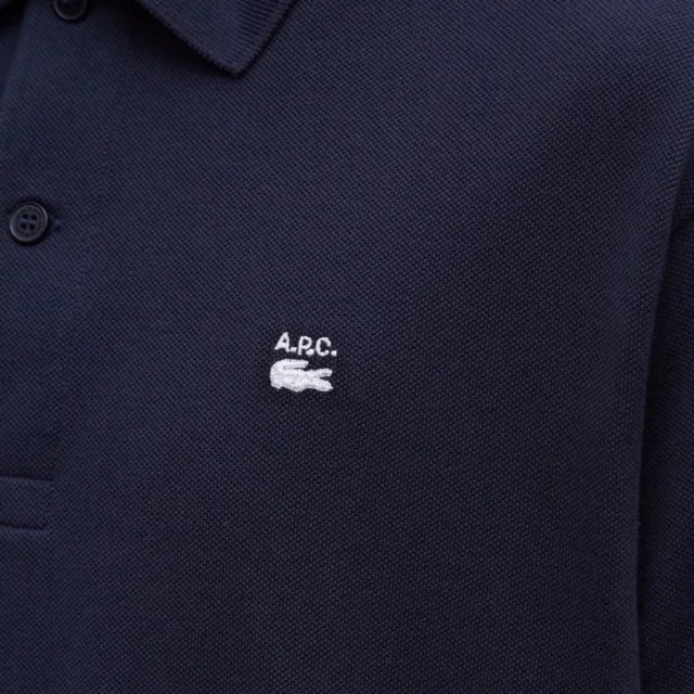 定価以下 L APC X LACOSTE POLO SHIRT NAVY | www.myglobaltax.com