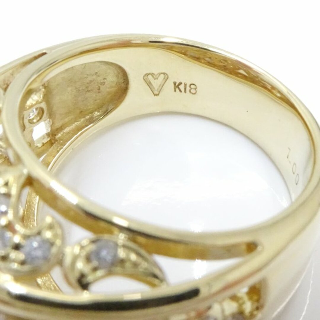 リング 指輪 ダイヤモンド1.00ct 12号 K18YG イエローゴールド / 64813 リング 指輪 ダイヤモンド1.00ct 12号 K18YG イエローゴールド / 64813