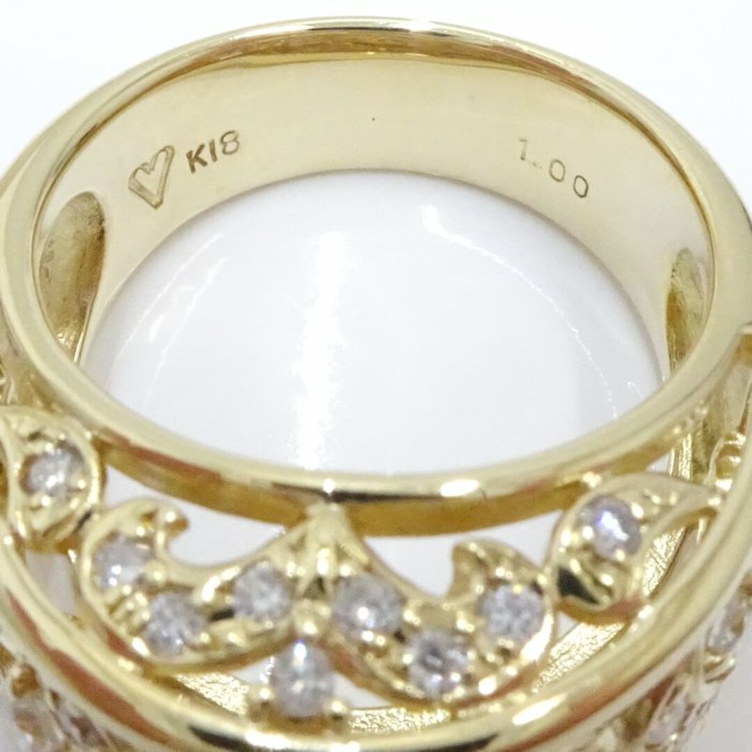 リング 指輪 ダイヤモンド1.00ct 12号 K18YG イエローゴールド / 64813 リング 指輪 ダイヤモンド1.00ct 12号 K18YG イエローゴールド / 64813