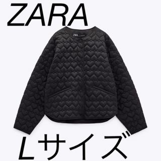 ザラ(ZARA)の【ラスト1点】ZARA ハートキルティングジャケット(ダウンジャケット)