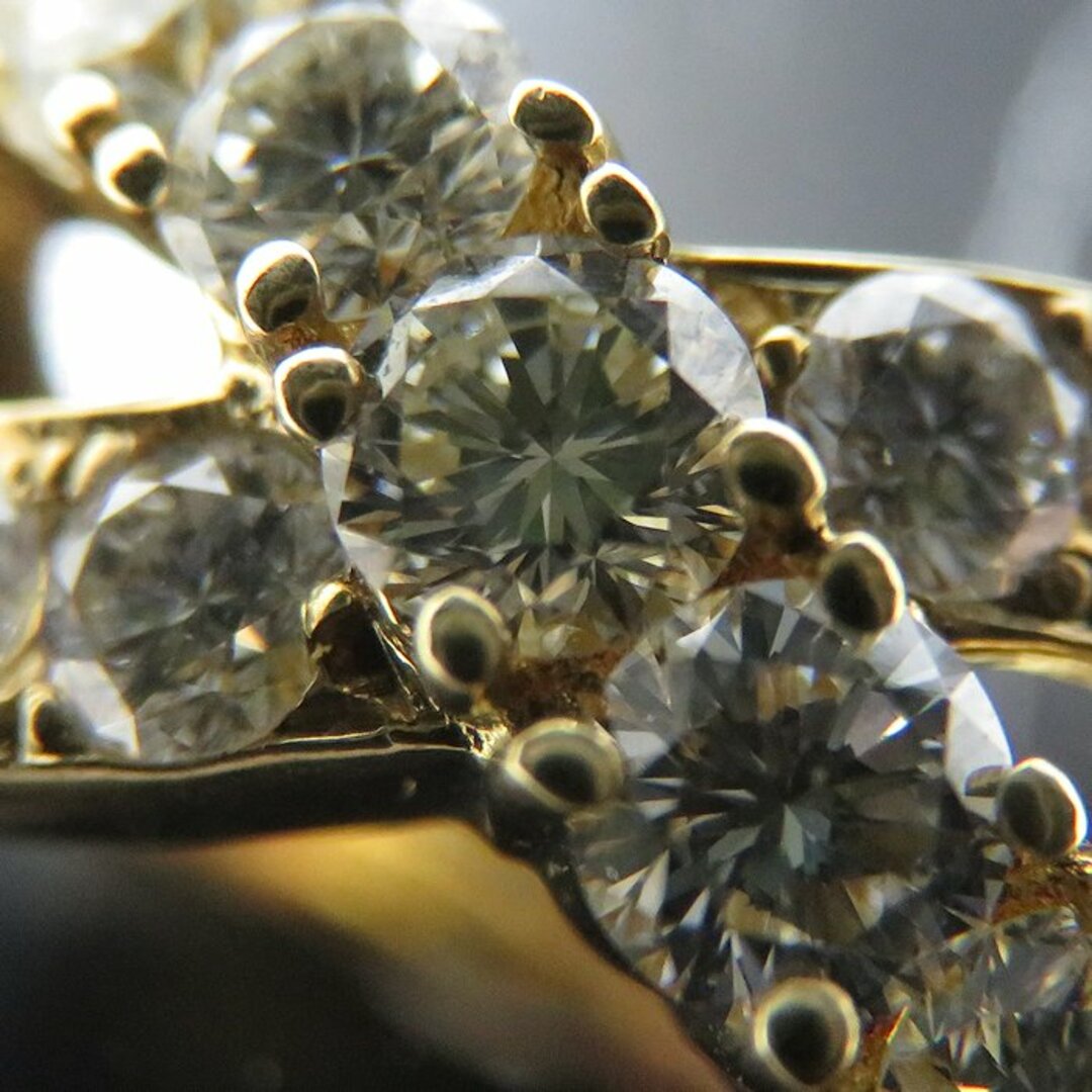 リング 指輪 ダイヤモンド1.86ct 19号 K18YG イエローゴールド / 64818【中古】【FJ】 レディースのアクセサリー(リング(指輪))の商品写真
