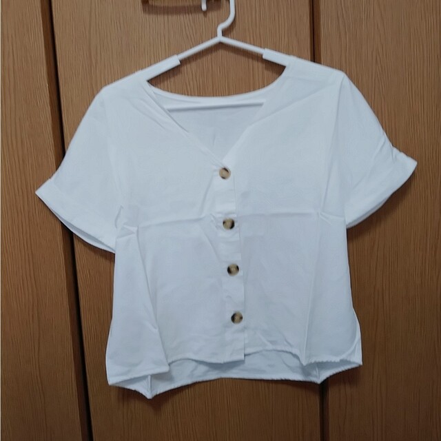 SHEIN☆シャツ レディースのトップス(シャツ/ブラウス(半袖/袖なし))の商品写真