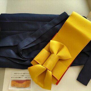 【USED】卒業式に!簡単袴と帯(和服/着物)