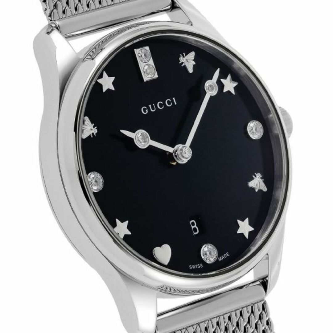 Gucci(グッチ)のグッチ GUCCI 腕時計 レディース G-TIMELESS Gタイムレス YA1265001 ブラックパール レディースのファッション小物(腕時計)の商品写真