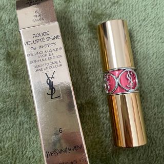 イヴサンローランボーテ(Yves Saint Laurent Beaute)の新品未使用品 YSL ルージュ ヴォリュプテシャイン 6 口紅(口紅)