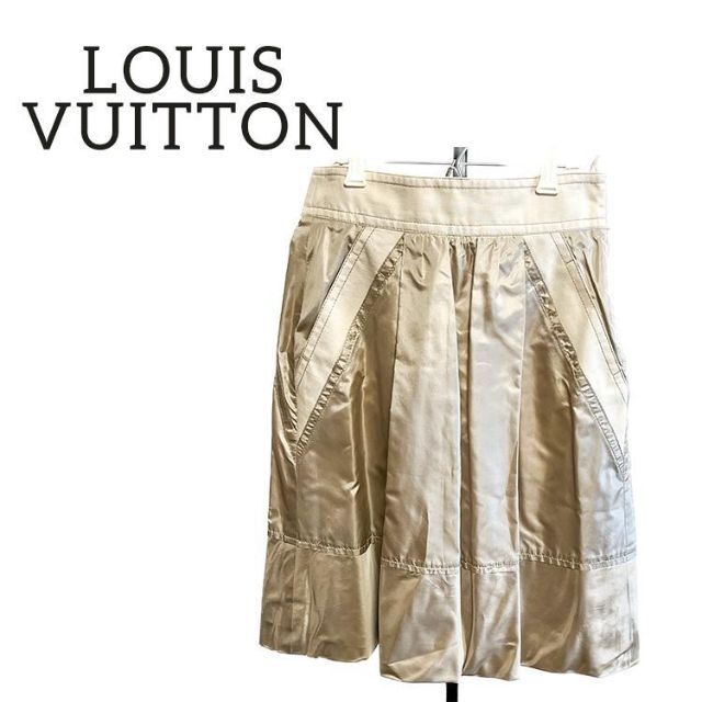 LOUIS VUITTON - LOUIS VUITTON ルイ・ヴィトン スカート ベージュ