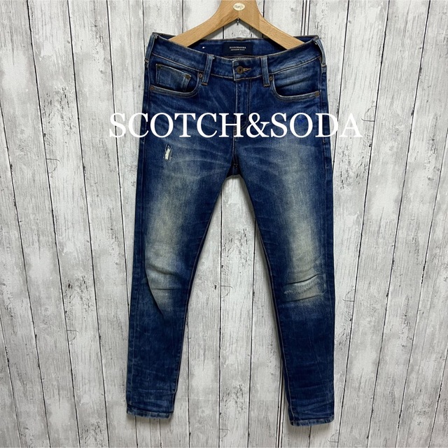 SCOTCH&SODA SKIM スーパーストレッチデニム！ボタニカルパンツ