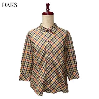 DAKS ダックス　ブラウス　￼チェック柄