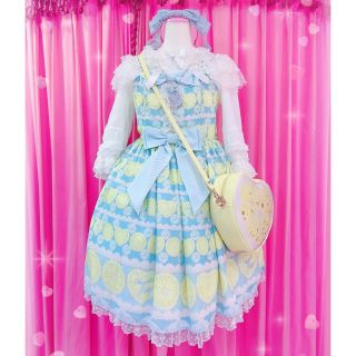 値下げ♪Angelic Pretty Fruity Lemonジャンパースカート