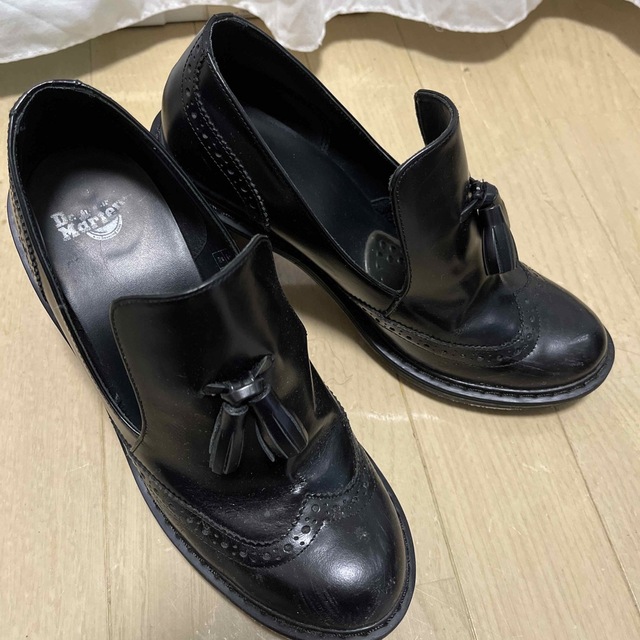 ドクターマーチン Dr.Martens 革靴 ブーツ ヒール ローファー 黒