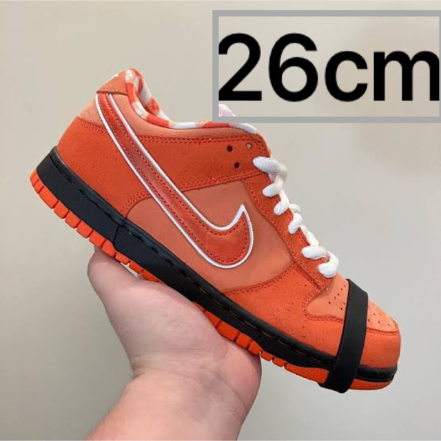 NIKE(ナイキ)のコンセプツ × ナイキ SB ダンク ロー SP オレンジロブスター" 26cm メンズの靴/シューズ(スニーカー)の商品写真