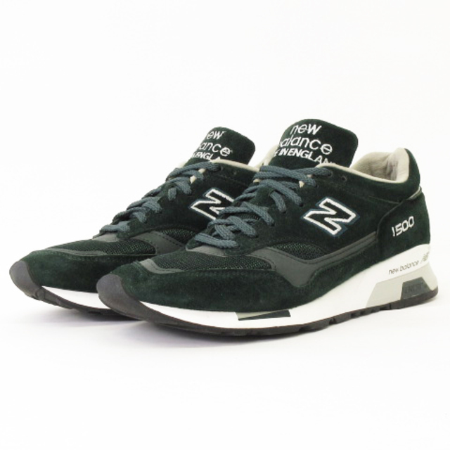 New Balance(ニューバランス)のニューバランス M1500DGW スニーカー スエード ダークグリーン 25.5 メンズの靴/シューズ(スニーカー)の商品写真