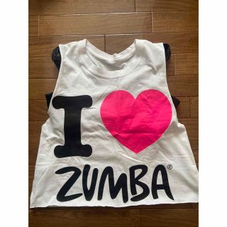 ズンバ(Zumba)のズンバタンクトップブラトップセット可愛い(トレーニング用品)