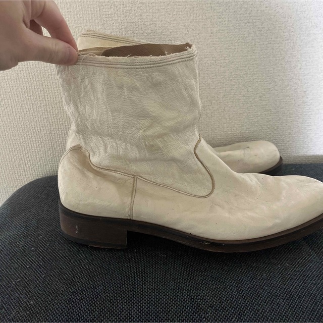 最終値下げ　ホワイト　白　エンジニアブーツ メンズの靴/シューズ(ブーツ)の商品写真