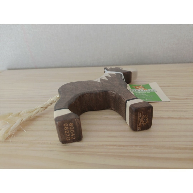 Holztiger　ホルツティガー　ブラウンホース　馬 キッズ/ベビー/マタニティのおもちゃ(知育玩具)の商品写真