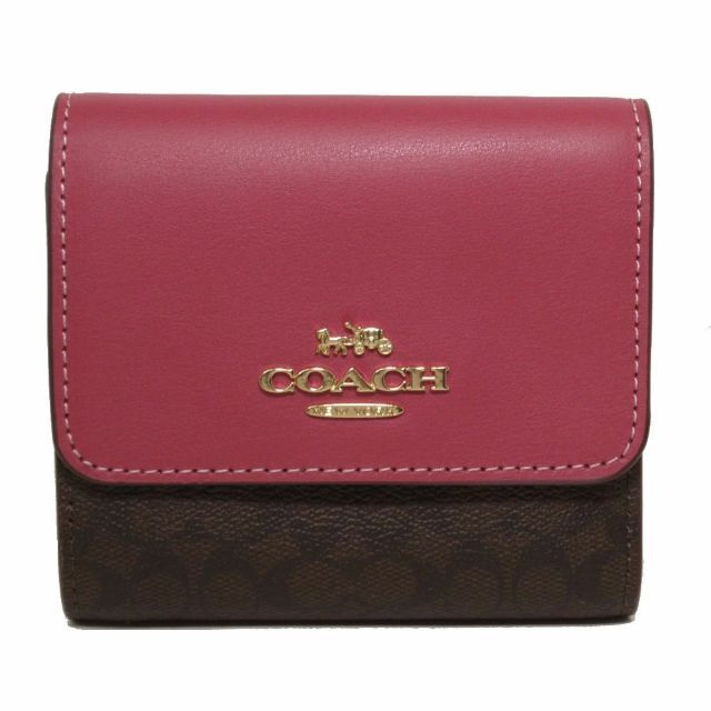 COACH - 【新品】コーチ 三つ折り財布 CF369 IMV3E マイクロ ...