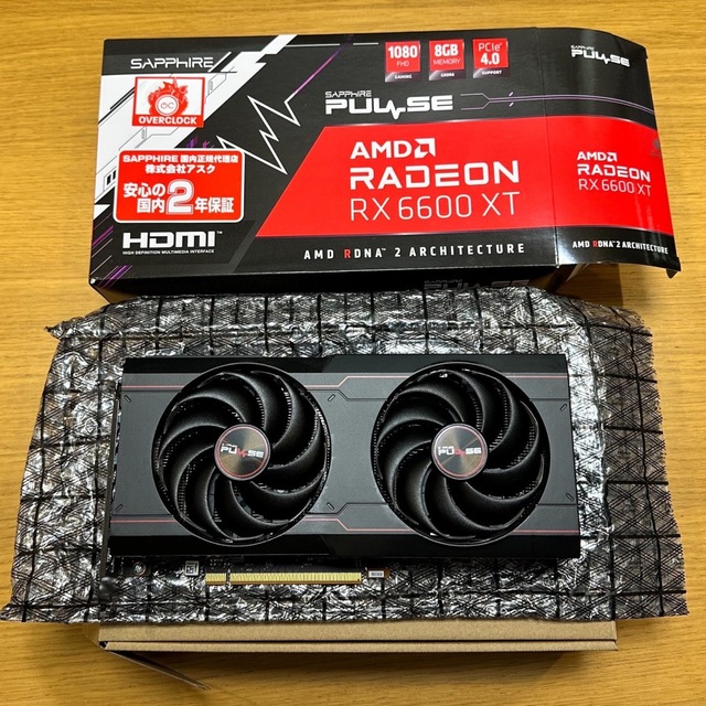 新品未使用 SAPPHIRE PULSE Radeon RX 6600 XT