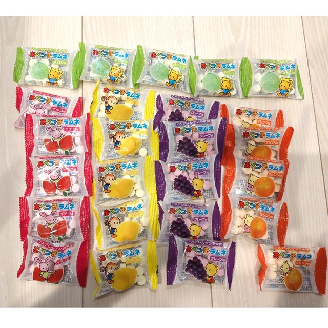 あべっ子ラムネ 5種×5個 食品/飲料/酒の食品(菓子/デザート)の商品写真